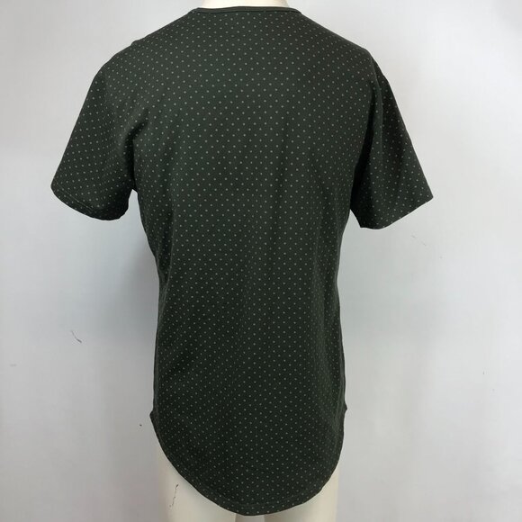 BYLT -  MEN'S MEDIUM -OLIVE SHORT SLEEVE CREW NECK COTTON BLEND TEE - Picture 5 of 7